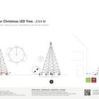 Fairybell LED Weihnachtsbaum 3 Meter - mit Beleuchtung