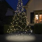 Fairybell 3 meter Vlaggenmast Kerstboom 480 LED Lampjes - Met Mast