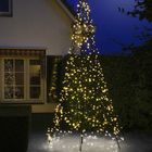 Fairybell 4 meter Vlaggenmast Kerstboom 640 LED Lampjes - Met Mast