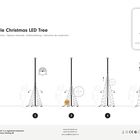 Arbre de Noël de 6 mètres sans mât - Fairybell - 2000 lampes LED - Montage