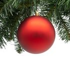 Grote kerstbal onbreekbaar 10 cm Goud, zilver of rood
