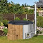 Hottub Deluxe Thermowood Tuindeco mit Edelstahl Ofen