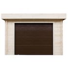 Garage en bois Interflex 3352 - Toit double pente - 330 x 520 x 293 cm - Plan