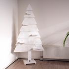 houten kerstboom steigerhout wit gespoten