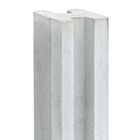 sleufpaal wit grijs spui 272 cm voor 8 motiefplaten SMAL 184 cm