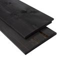 Planches de bardage suédois imprégnées et double couche noire 
