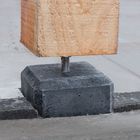 Prefab betonpoer antraciet