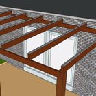 Polykarbonat Dach-Set mit Seitenprofilen 
