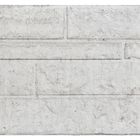 Motiv Betonplatte BREIT mit Felsmotiv, Hellgrau 4,8x36x180 cm (Für Pfosten m. Nut)