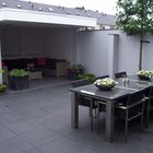 terrassenplatte 60 x 60 x 4 cm mit Beschichtung