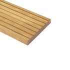 Lames de terrasse en bois dur - 21 mm - Bankirai - Rainuré