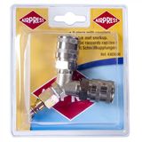 Y stuk 1/4" Orion snelkoppeling Airpress