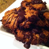 Havermout koekjes met cranberry en cacao nibs