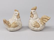 Terracotta kip beige - 7 cm