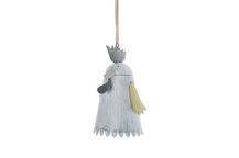 Hangende Kip 6x11.5cm Wit