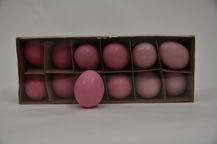 Doos Kippeneieren Rose - 12 Stuks