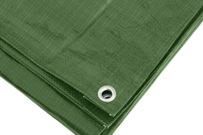 Lona impermeable verde 10 x 12 metros - 90 g/m²