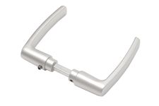 Deurklink blokmodel Aluminium - Per set