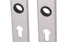 Deurschild PC55 aluminium kortschild - Per set