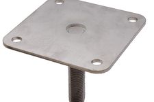 Hoogteverstelling Betonpoer RVS M16 - Per Stuk 