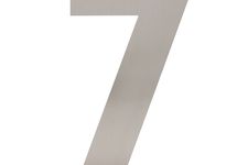 Huisnummer RVS 50 cm nummer 7 - Per Stuk