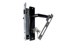 Inbouw Cilinderslot Zwart RVS - Recht model voor schutting deur.jpg