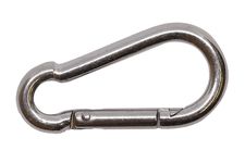 Carabiner stainless steel A4 4 x 40 mm - Per Piece