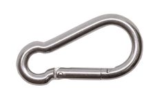Carabiner stainless steel A4 7 x 70 mm - Per Piece