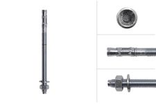 Keilbout M14 x 220 mm voor doorsteekmontage - Per Stuk
