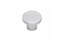 Meubelknop RVS 35 mm Plat Rond - Per Stuk