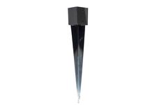 Jordankare Svart Lackerad 9.1 x 9.1 x 90 cm - Styckpris!