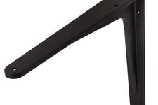 Plankdrager Zwart Herakles Aluminium 240 x 190 mm
