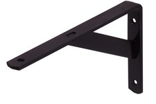 Plankdrager Zwart Metaal 125 x 200 mm