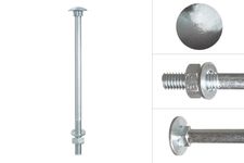 Slotbouten Verzinkt M12 x 280 mm - Per Stuk