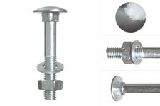 Carriage bolts m8 x 50 mm
