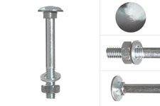 Carriage bolts galvanized m8x65