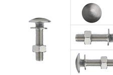 Carriage bolts stainless steel M8 x 35 mm