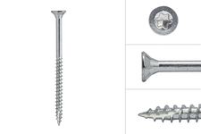 Spanplattenschrauben verzinkt 4 x 60 mm Torx 20 - Pro 200 Stück (1)