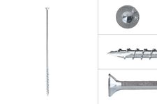 Spaanplaatschroeven Verzinkt 6 x 240 mm Torx 25 met snijpunt - Doos 100 Stuks 2.jpg