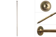 Tellerkopfschrauben gelb verzinkt 8,0 x 400 mm Torx - Pro Stück (1)