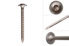 Tornillo cabeza arandela acero inox. A2 8 x 80 mm Torx - Por unidad