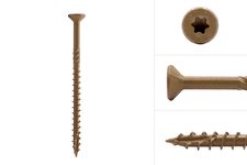Garden screws for Red Cedar, Oak, and Garapa Wood 5 x 80 mm
