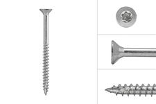 Parafuso para madeira galvanizado 6x50mm Torx 25 ponta perfurante