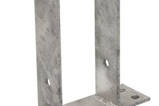 U-paalhouder voor 9 x 9 cm palen - Per Stuk