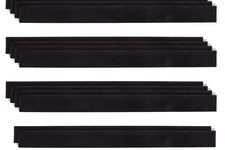 Zwarte Planken voor Flex Fence Draaibare Lamellen 50 cm Geïmpregneerd Grenen - Set 14 Stuks