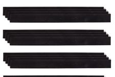 Zwarte Planken voor Flex Fence Draaibare Lamellen 50 cm Geïmpregneerd Grenen - Set 19 Stuks