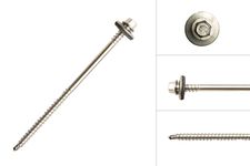 Vis pour panneaux sandwich en acier inoxydable pour le bois 6.5 x 200 mm - Par pièce
