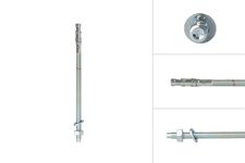 Keilbout M6 x 130 mm voor doorsteekmontage