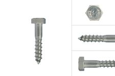 Houtdraadbouten RVS M8 x 40 mm