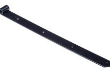 Penture droite en acier galvanisé noir avec pointe 16 mm 
